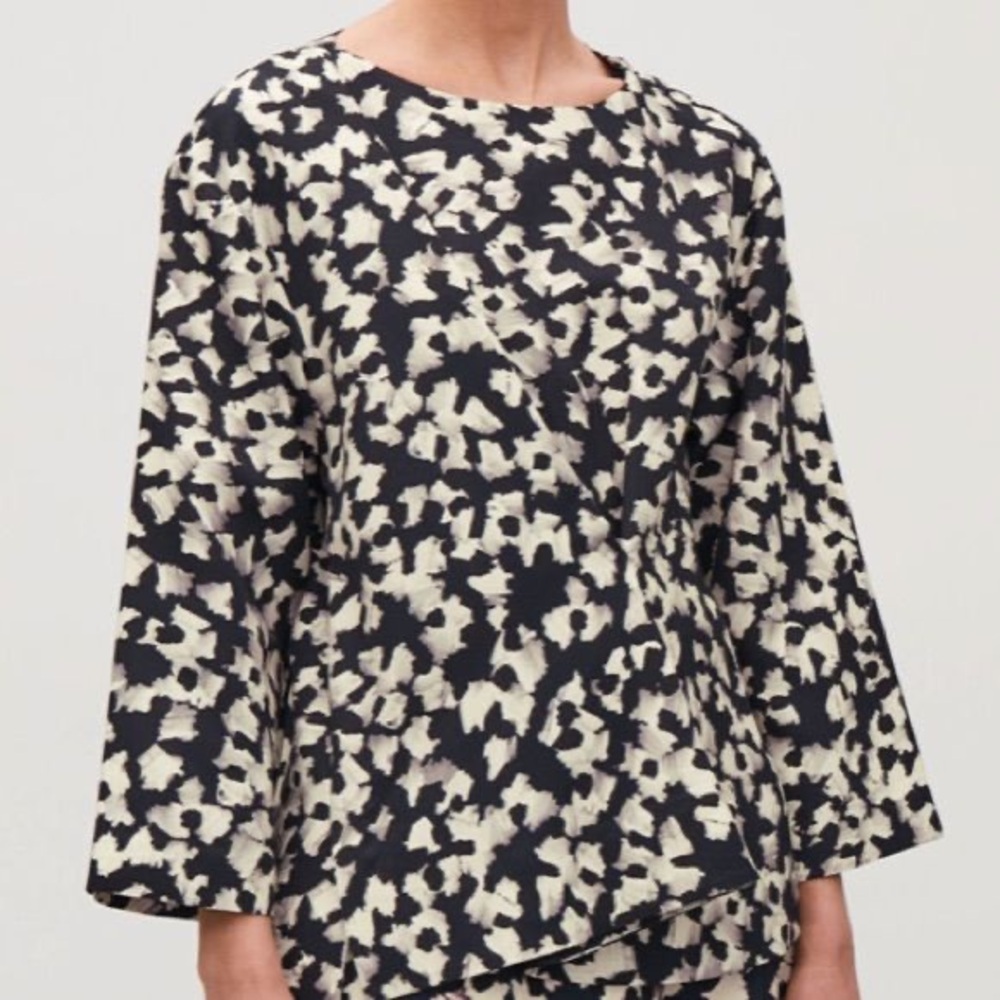 COS Printed Blouse